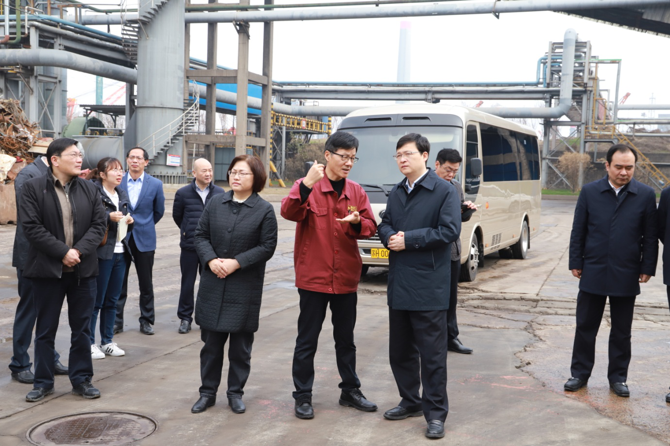 市长陈之常来开云手机官方版在线入口召开开云手机官方版在线入口特钢“十四五” 规划调研座谈会